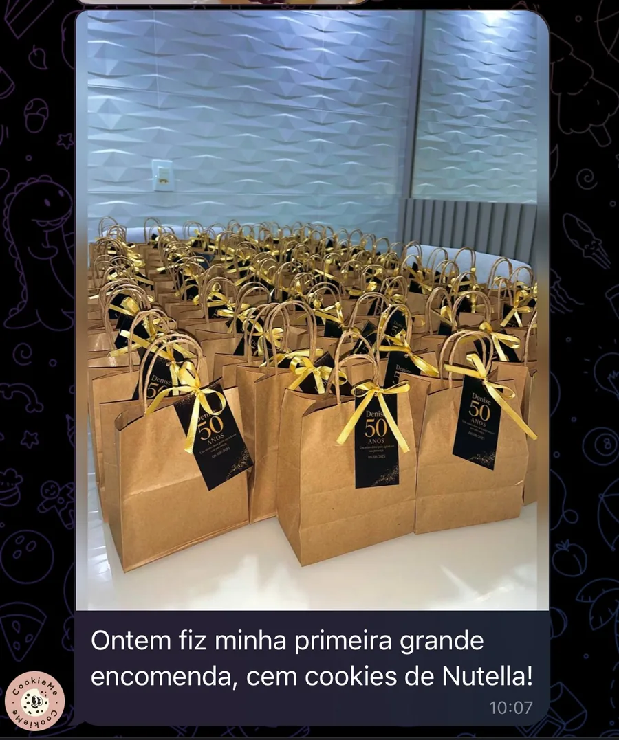 Depoimento de aluna do Método Cookies Lucrativos