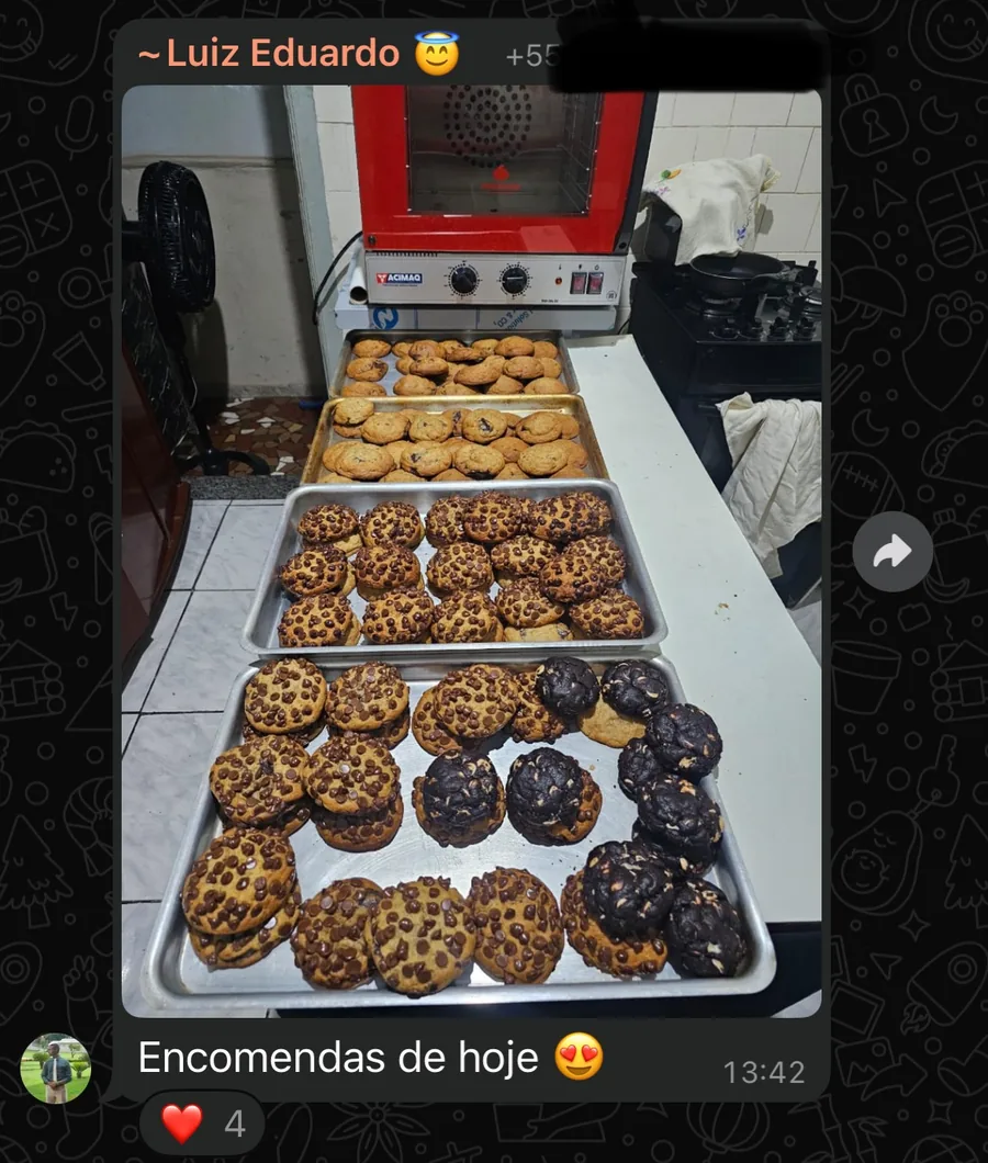 Depoimento de aluna do Método Cookies Lucrativos
