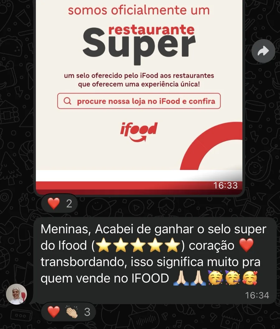 Depoimento de aluna do Método Cookies Lucrativos