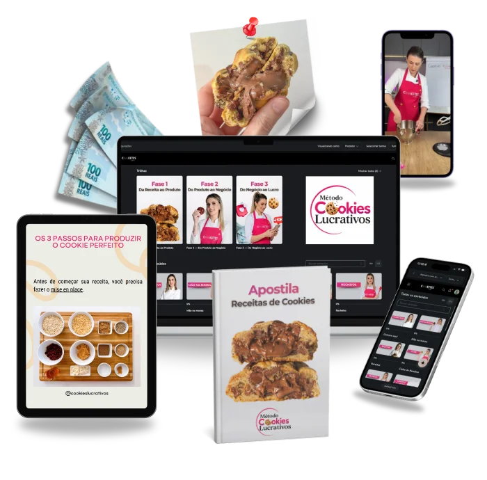 Mockup do Método Cookies Lucrativos